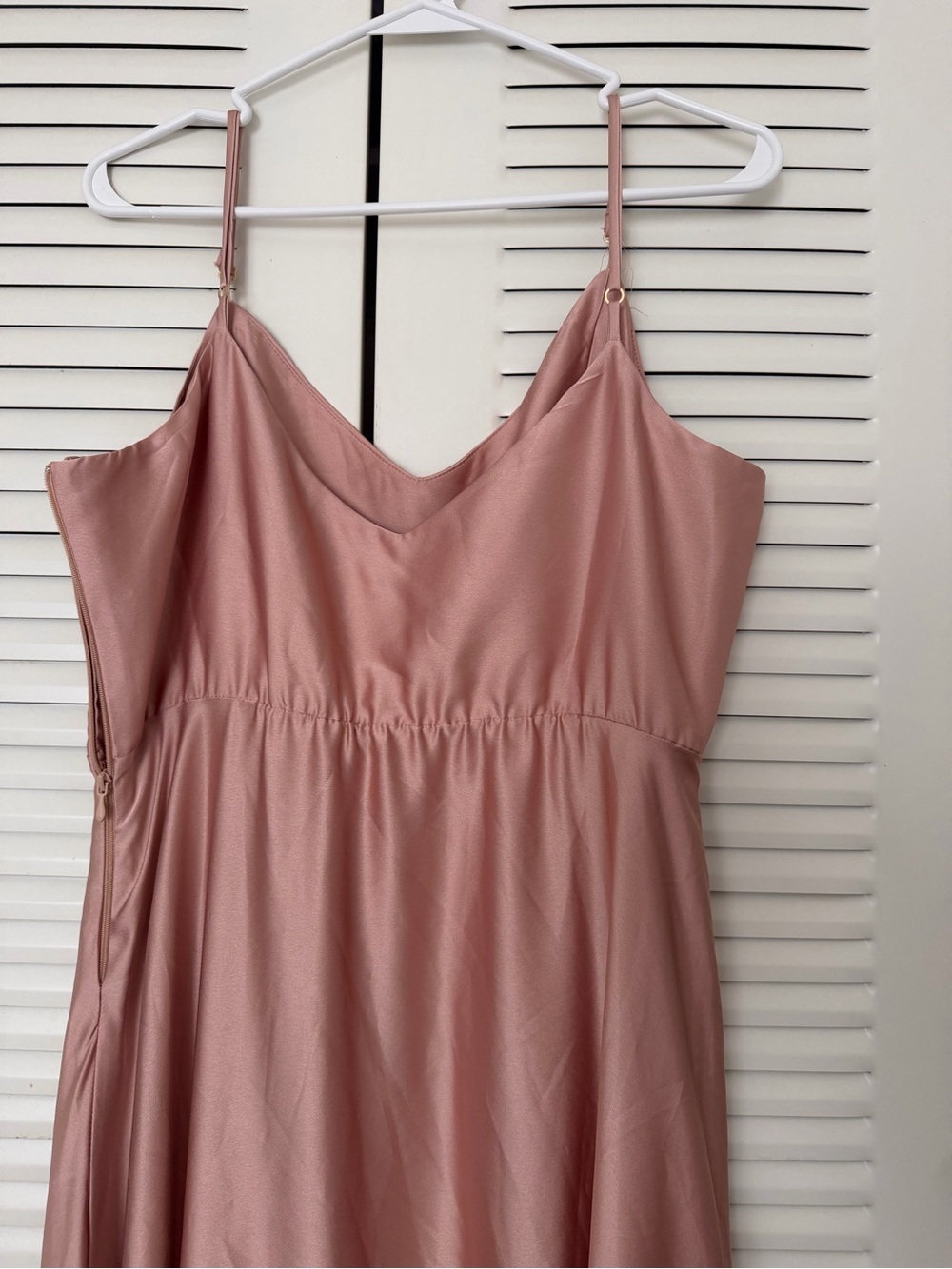 Show Me Your Mumu Women's Satin Maxi Dress - Dusty Rose - Picture 3 of 4
